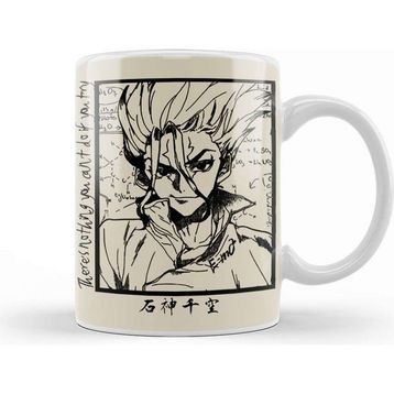 Humuts Senku Ishigami Funny Face Kupa