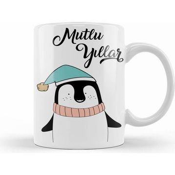 Humuts Sevimli Penguen ile Mutlu Yıllar Kupa