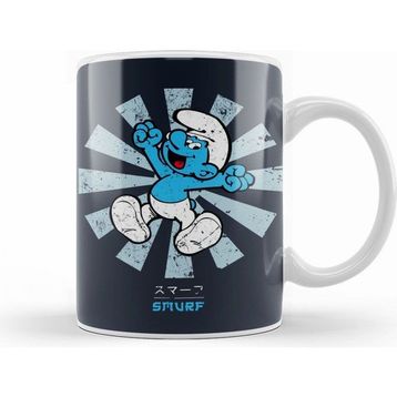 Humuts Smurf Retro Japanese Kupa