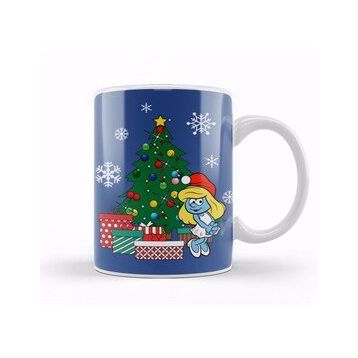 Humuts Smurfette Around The Christmas Tree Kupa