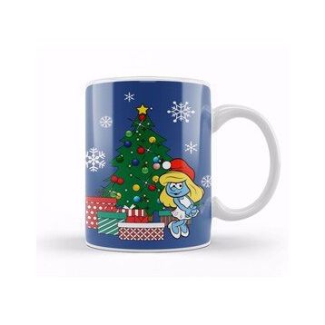 Humuts Smurfette Around The Christmas Tree Kupa