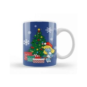 Humuts Smurfette Around The Christmas Tree Kupa