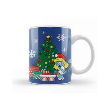 Humuts Smurfette Around The Christmas Tree Kupa