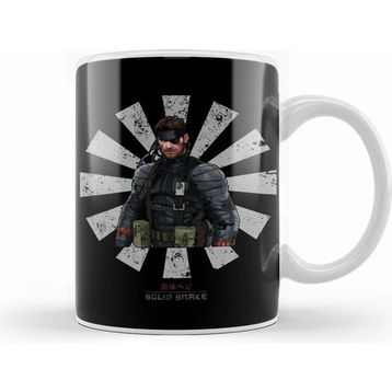 Humuts Solid Snake Retro Japanese Metal Gear Kupa