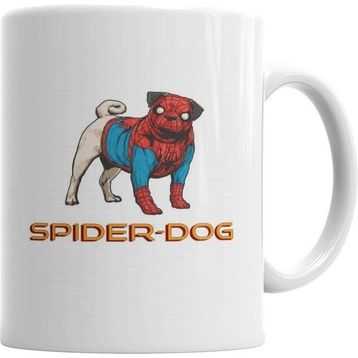 Humuts Spider Dog Pug Köpek Kupa