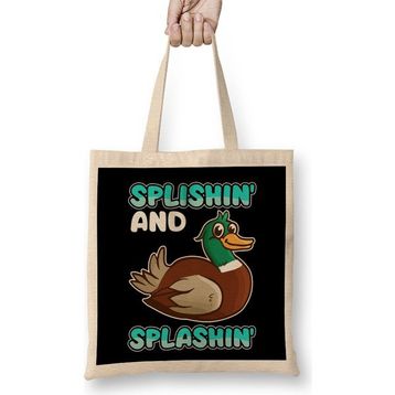 Humuts Splishin' And Splashin' Bath Cute Baby Duck Bez Kadın Günlük Çanta