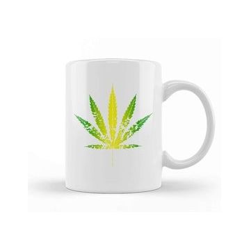 Humuts St Patrick Marijuana Gift Kupa Bardak