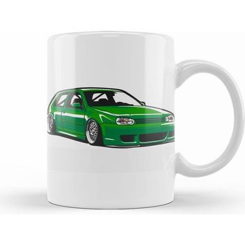 Humuts Stanced Out Golf Mk4 Green Kupa Bardak