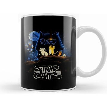 Humuts Star Cat Wars 01 Kupa Bardak