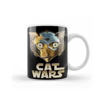 Humuts Star Cat Wars 021 Kupa Bardak