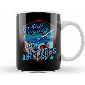 Humuts Still Playing With Airplanes Funny Pilot Pun Kupa