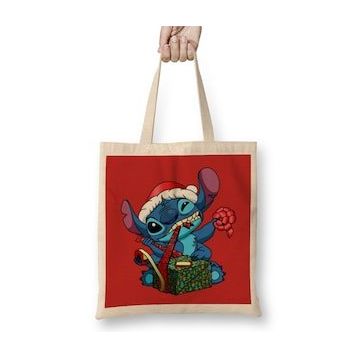 Humuts Stitch X'mas Bez Kadın Günlük Çanta