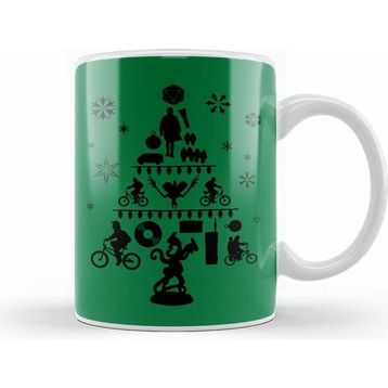 Humuts Stranger Things Christmas Tree Silhouette Kupa