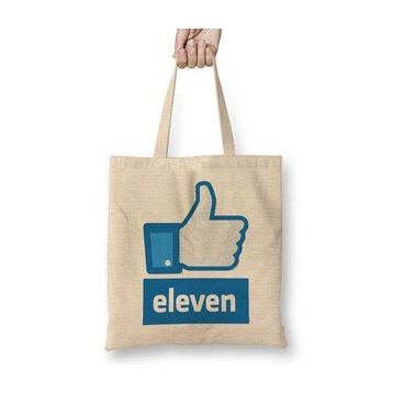 Humuts Stranger Things Eleven Facebook Like Logo Bez Çanta