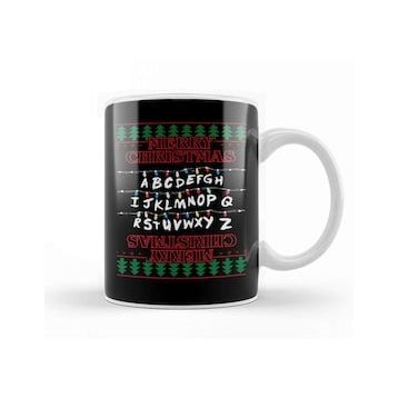 Humuts Stranger Things Merry Christmas Lights Knit Kupa