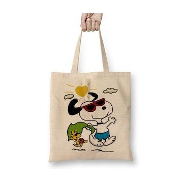 Humuts Summer Snoopy Bez Kadın Günlük Çanta