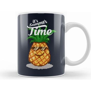 Humuts Summer Time Pineapple Pixel Art Kupa