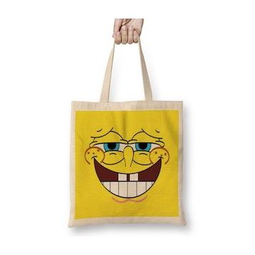 Humuts Sünger Bob Sponge Bob 014 Bez Kadın Günlük Çanta