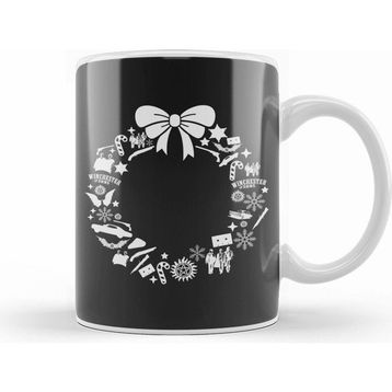 Humuts Supernatural Christmas Wreath Pattern Kupa