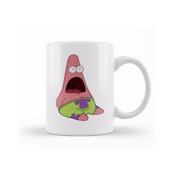 Humuts Surprised Patrick Süngerbob Kupa Bardak