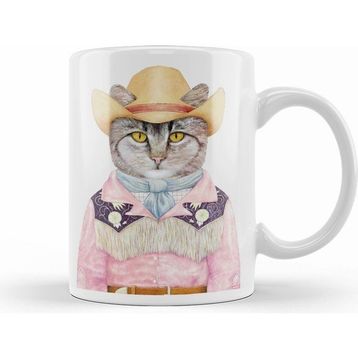 Humuts Süslü Kedi Cats Kupa Bardak