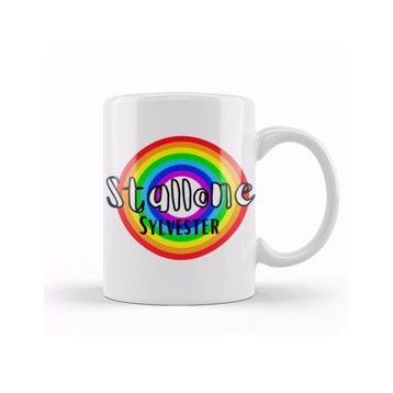 Humuts Sylvester Stallone Retro Rainbow Style Kupa Bardak