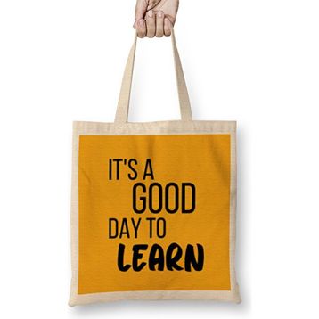 Humuts Teacher Learning Inspire Science Student School Inspirational Bez Uzun Saplı Açık Bej Rengi Çanta
