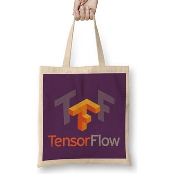 Humuts Tensorflow Logo 01 Bez Kadın Günlük Çanta