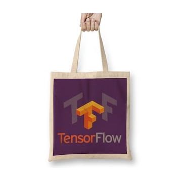 Humuts Tensorflow Logo 01 Bez Kadın Günlük Çanta