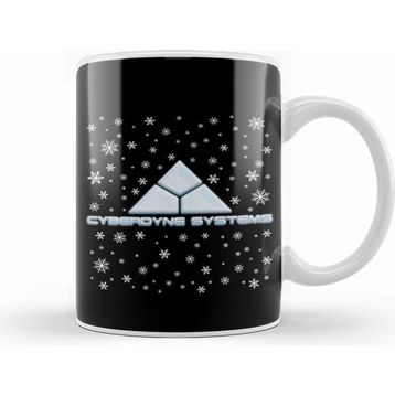 Humuts Terminator Cyberdyne Systems Christmas Snow Logo Kupa
