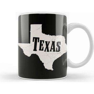 Humuts Texas Map Vintage Kupa