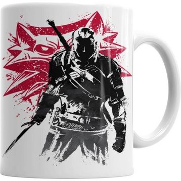 Humuts The Witcher Wolf Silhouette Kupa Bardak