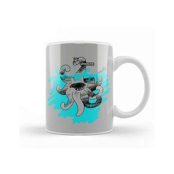 Humuts This Is Fine Kraken Kupa Bardak