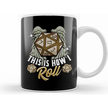 Humuts This Is How I Roll Rpg Tabletop Gaming Dice Pun Kupa Bardak