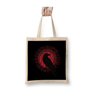 Humuts Thor Mjolnir Valknut Vikings Runes Viking Gods Tee 01 Bez Kadın Günlük Çanta