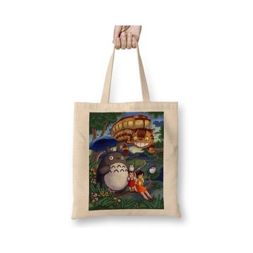 Humuts Totoro Hayao Miyazaki Bez Kadın Günlük Çanta