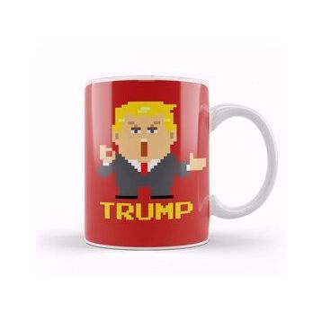 Humuts Trump Simplified Pixel President Kupa