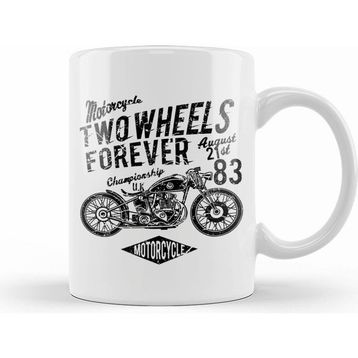 Humuts Two Wheels Forever Motorcycle Kupa