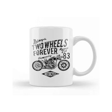 Humuts Two Wheels Forever Motorcycle Kupa