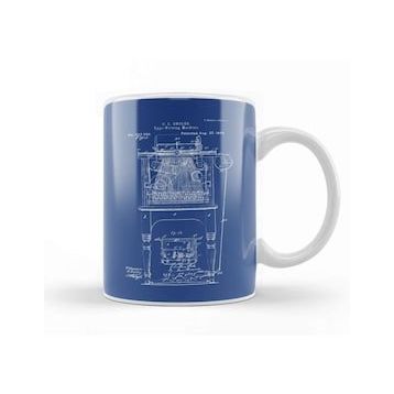 Humuts Typewriter Patent Blueprint Sholes Kupa