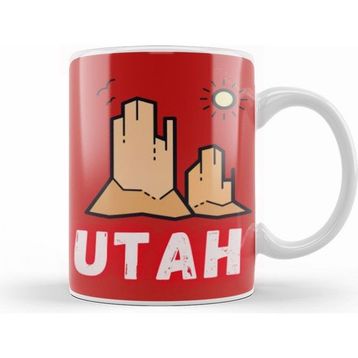 Humuts Utah Vintage Gift Kupa Bardak
