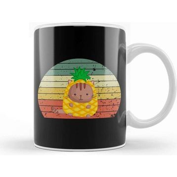 Humuts Vintage Pineapple And Cat Lover Kupa