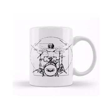 Humuts Vitruvian Man Drum Kit Black Lines Kupa