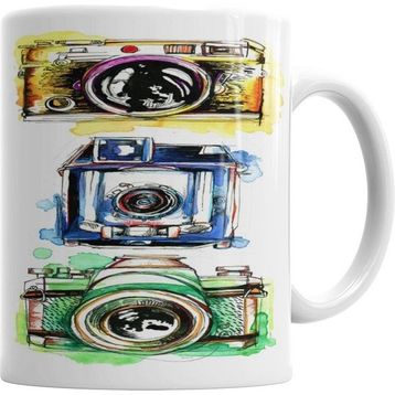 Humuts Watercolor Camera Kupa