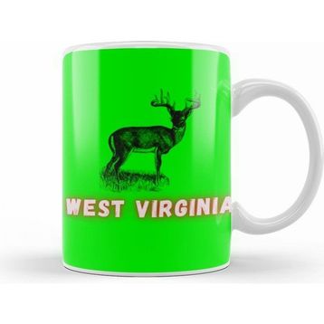 Humuts West Virginia Art Gift Kupa