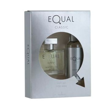 Hunca Equal Edt 75 ml Deo 150 ml Classic Erkek Set