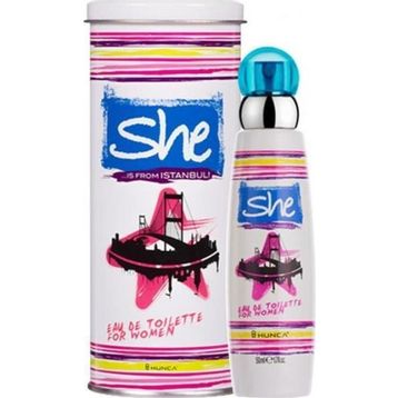 Hunca She Istanbul EDT 50 ML Kadın Parfümü