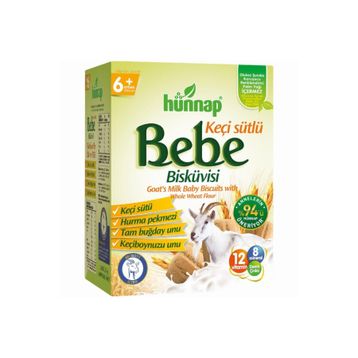 Hünnap 400 gr Keçi Sütlü Bebe Bisküvisi