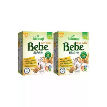 Hünnap 400 gr Keçi Sütlü Bebe Bisküvisi