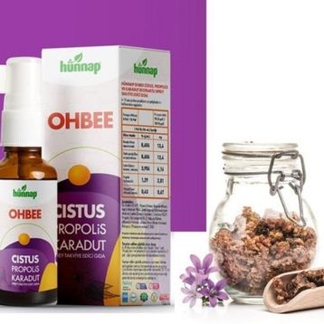 Hünnap Ohbee Cistus Propolis Karadut 30 ml Sprey